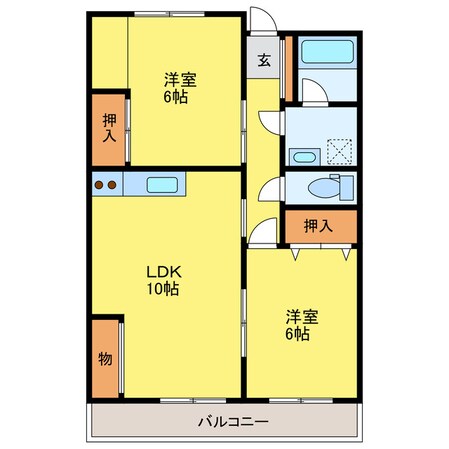 徳島駅 バス10分  田宮四丁目下車：停歩1分 4階の物件間取画像